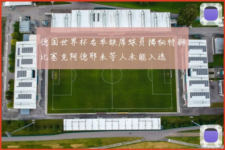 德国世界杯名单缺席球员揭秘特狮比塞克阿德耶米等人未能入选